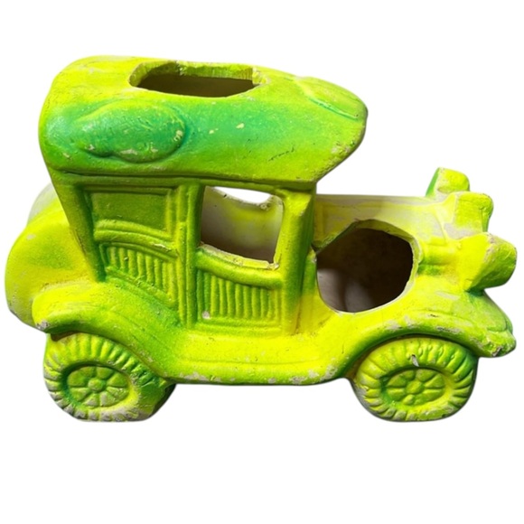 Vintage 1980s Aquarium Car decor with accessories - Picture 3 of 16